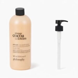 Philosophy Orange Cocoa And Cream Hydrating Shower Gel 32 oz NEW With Pump